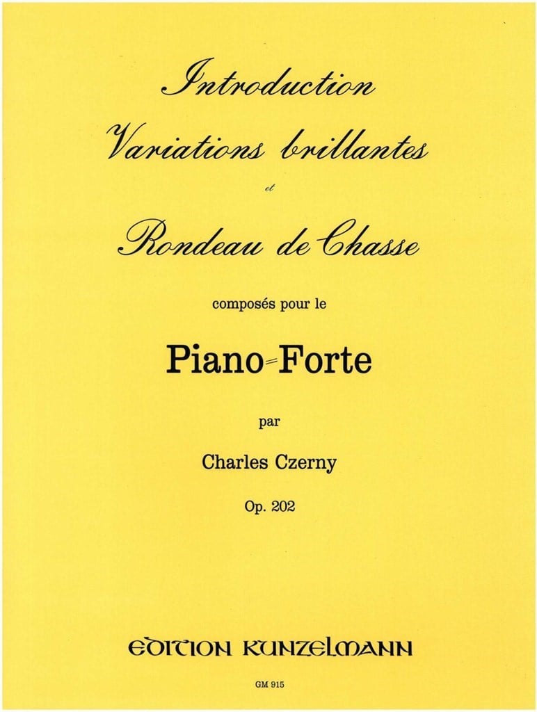 Introduktion, Variationen und Rondo Für Klavier
